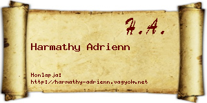 Harmathy Adrienn névjegykártya